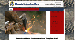 Desktop Screenshot of minerals-tech.com